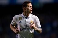 LA CORUNA, SPAIN - APRIL 26:  James Rodriguez of Real Madrid reacts during the La Liga match between RC Deportivo La Coruna and Real Madrid at Riazor Stadium on April 26, 2017 in La Coruna, Spain.  (Photo by Juan Manuel Serrano Arce/Getty Images)
